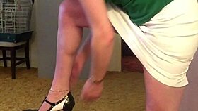 On St. Patrick's Day, She Changes Clothes And Soaks Her Jeans Outdoors