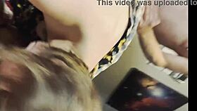 Amethyst endures intense first double penetration.