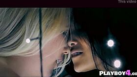 Two Sexy Lesbian MILFs Finger and Lick Pussies Boldly