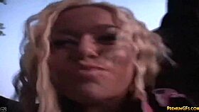 why is busty crista licking that popsicle before fucking in the van?