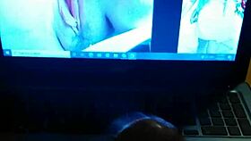 intense cum tribute for friend chicky magdalena during masturbation