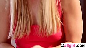 lesbians ashley and riley enjoy massage and scissoring