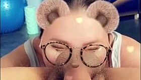 Teen licks man's clean asshole with tongue