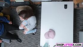 Cutie hayden gets punished with a big cock for stealing