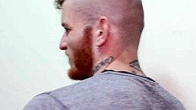 Hardcore interracial sex between a gay black guy and another gay black guy and a crossdresser