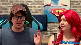 uk milf devon breeze performs in deepthroat audition. she sucks cock naturally.