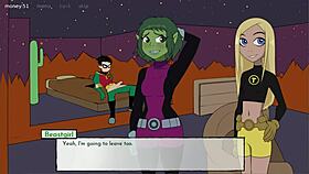 i watch 18titans episode 35 with double pussy fucking