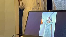 Intense Homemade Scene: Stepsister Watches Porn, Then Gives Bold Blowjob And Handjob Leading To Cumshot.