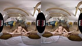 virtual taboo involves splitting on a cock, pov style.