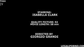 isabella clark takes triple anal balls deep with gaping and swallow