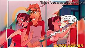 Curvy young woman betrays boyfriend by taking creampie from his friend on camera