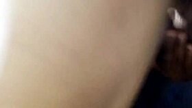 The hot shaved brunette in spicy wear sucks cock and gets measured with deep fucking.