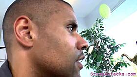 Redhead mistress pegs sub with strapon and rims him