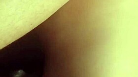 Well endowed lover of Asian beauty has intense session