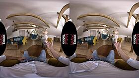 virtual taboo involves splitting on a cock, pov style.