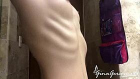 i enjoy fetish joy in hotel shower with blonde