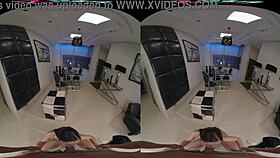 dinner turns into hardcore blowjob and positions with angelica heart