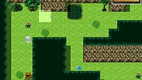 Yuka scatters shards in the yokai hentai game! Gods relieve piss in the woods