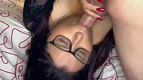 Blowjob Leaves Face Hanging Full Of Cum!