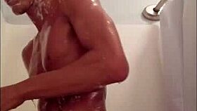 fucking my ass in the wet shower