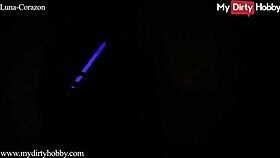 luna corazon plays in dark room doing naughty things to herself