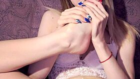 Kira Loster Teases Feet in Socks Fetish Video