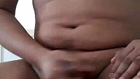 Horny pornstar bends over for POV doggystyle handjob and cum tribute with big monster cock in homemade scene