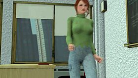 Bold teacher with big ass experiences breast inflation in class