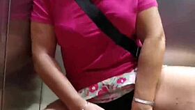 My husband takes me to the playground for a public blowjob