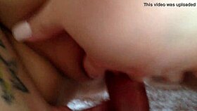 a casual creampie with intense action