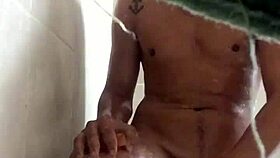 Hot Bath At Neighbor's Turns Into Detailed Masturbation Session