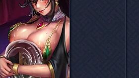 Sibyl moans during motorboating her big tits in ep1