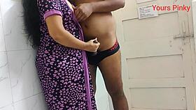 bhabhi in new nightie makes devar's cock hard, fucks her against wall 😏