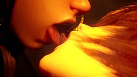 Under the Witch: Herba Part 3 features big tits and ass in 4K 60FPS 3D hentai uncensored.