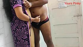 bhabhi in new nightie makes devar's cock hard, fucks her against wall 😏