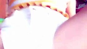 In bigo live, a horny asian shows off her cameltoe pussy in a steamy session