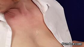 Hot Honey Swallows Jizz Load After Facial Shot