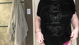 Bouncing Boobs and Dropping Wet Curves in a Steamy Bathroom POV Scene