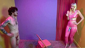 Ballbusting domination instructor commands at SweetFemdom
