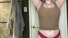 Bouncing Boobs and Dropping Wet Curves in a Steamy Bathroom POV Scene