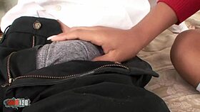 She pays with her pussy for daddy's pleasure.