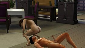 Old Cartoon Character Gets Pissed on Face in Animated Scene