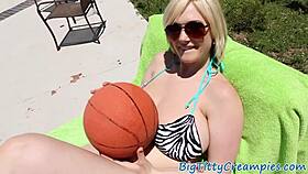 curvy babe titfucked till cumshot pov