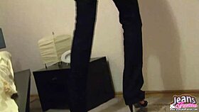 these tight jeans really show off my 18yo curves