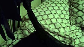 bbw in mask bubbles and screams loudly