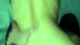 Russian amateur whore with shaved pussy takes big cock