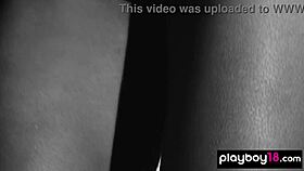 Flexible Ebony Dancer Jahla Pope Strips To Reveal Perfect Natural Tits