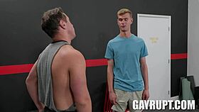come use my ass in the gym, ryder owens tells kyle fletcher and mick marlo