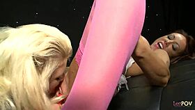 biggest fake tits lesbians fucking each other