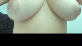 teen flaunts her natural big tits